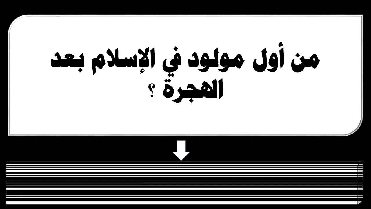 اول مولود في الاسلام من الانصار بعد الهجرة هو؟ ونبذة مختصرة عنه